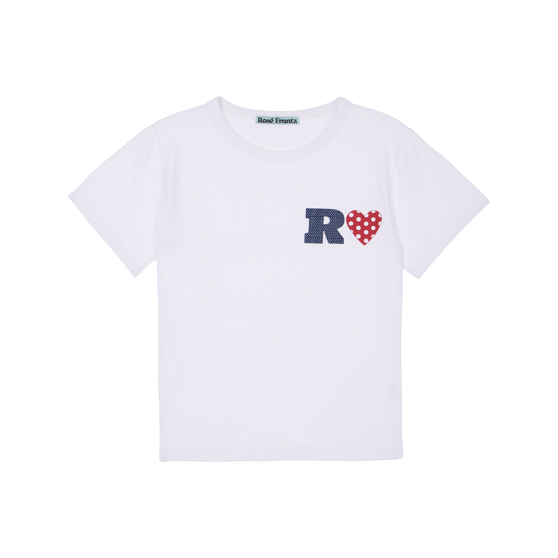 로제프란츠 도트 하트 코튼 티셔츠 아이보리(Rosefrantz Dot Heart Cotton T-Shirt [Ivory]) - 1