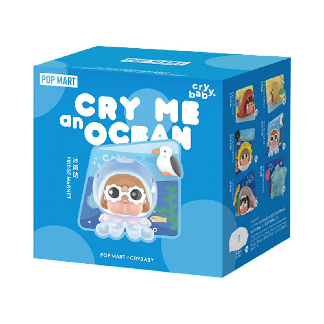 - Pop Mart Crybaby Cry Me An Ocean Series Fridge Magnet Sealed Case (1 Blind Box)