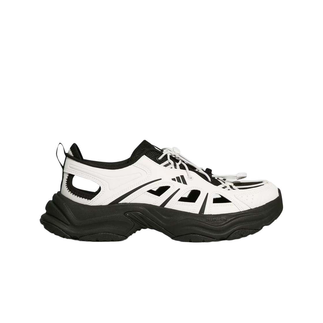 아디다스 XLG 핀 펄스 샌들 오프 화이트 코어 블랙(Adidas XLG Fin Pulse Sandal Off White Core Black) - 1