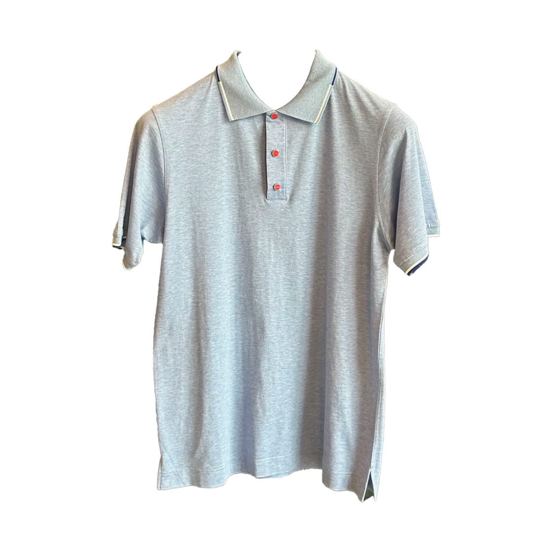 키톤 스티치 숏슬리브 폴로 셔츠 스카이 블루(Kiton Stitch Short Sleeve Polo Shirt Sky Blue)