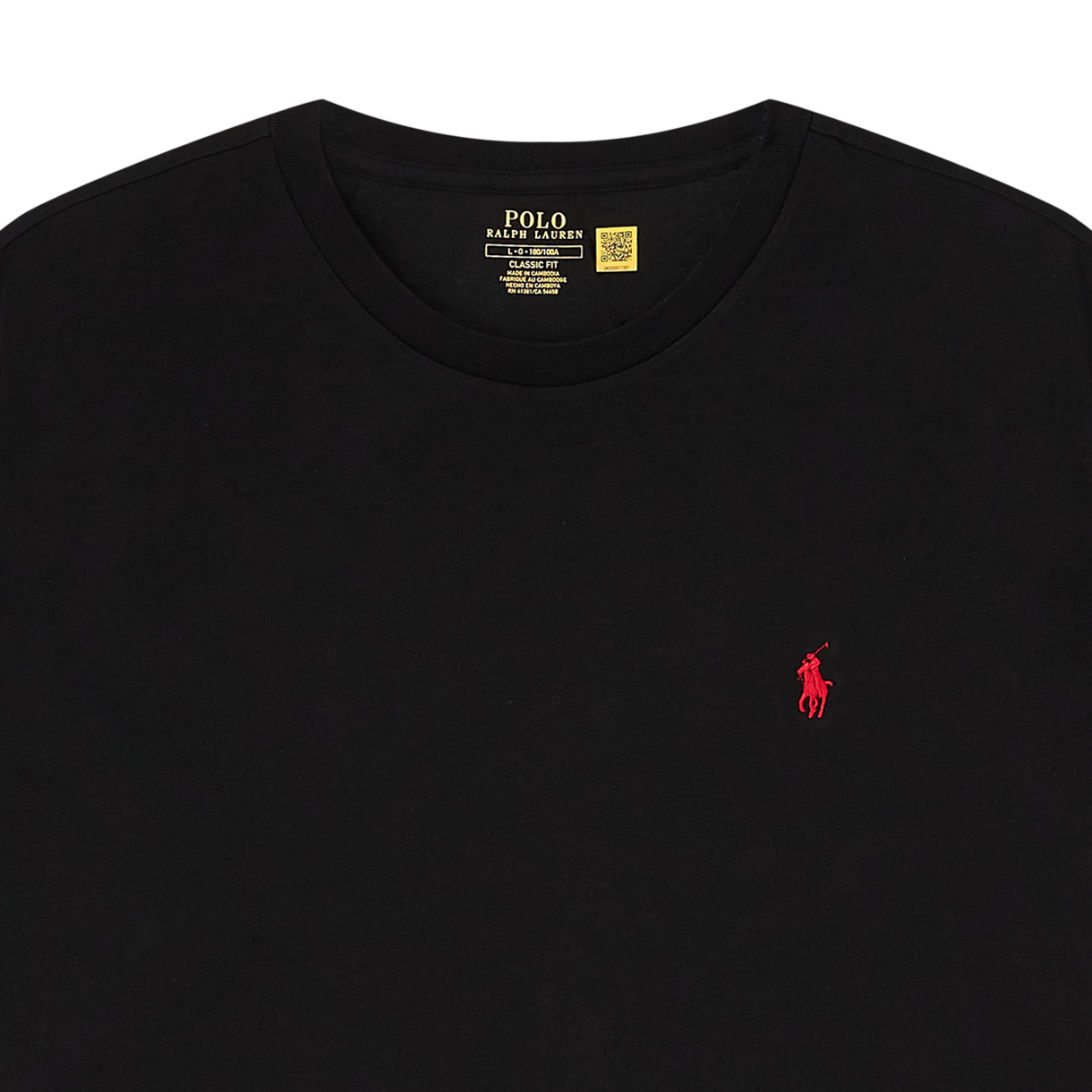 [10%적립] 폴로 랄프 로렌 클래식핏 저지 크루넥 티셔츠 RL 블랙 - 26SS([10%적립] Polo Ralph Lauren Classic Fit Jersey Crewneck T-Shirt RL Black - 26SS) - 3