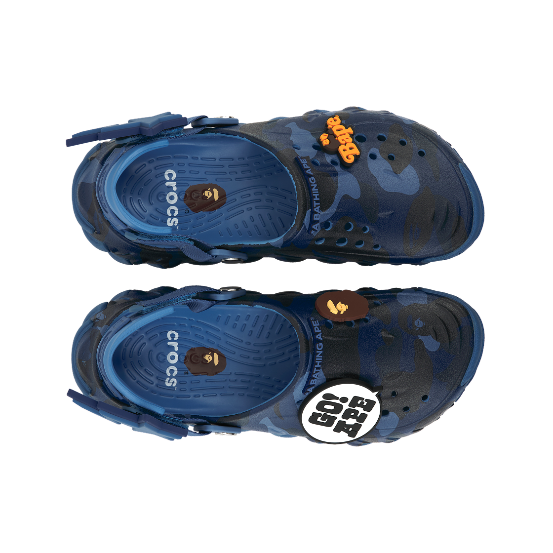크록스 x 베이프 에코 RO 클로그 네이비(Crocs x BAPE Echo RO Clog Navy) - 6