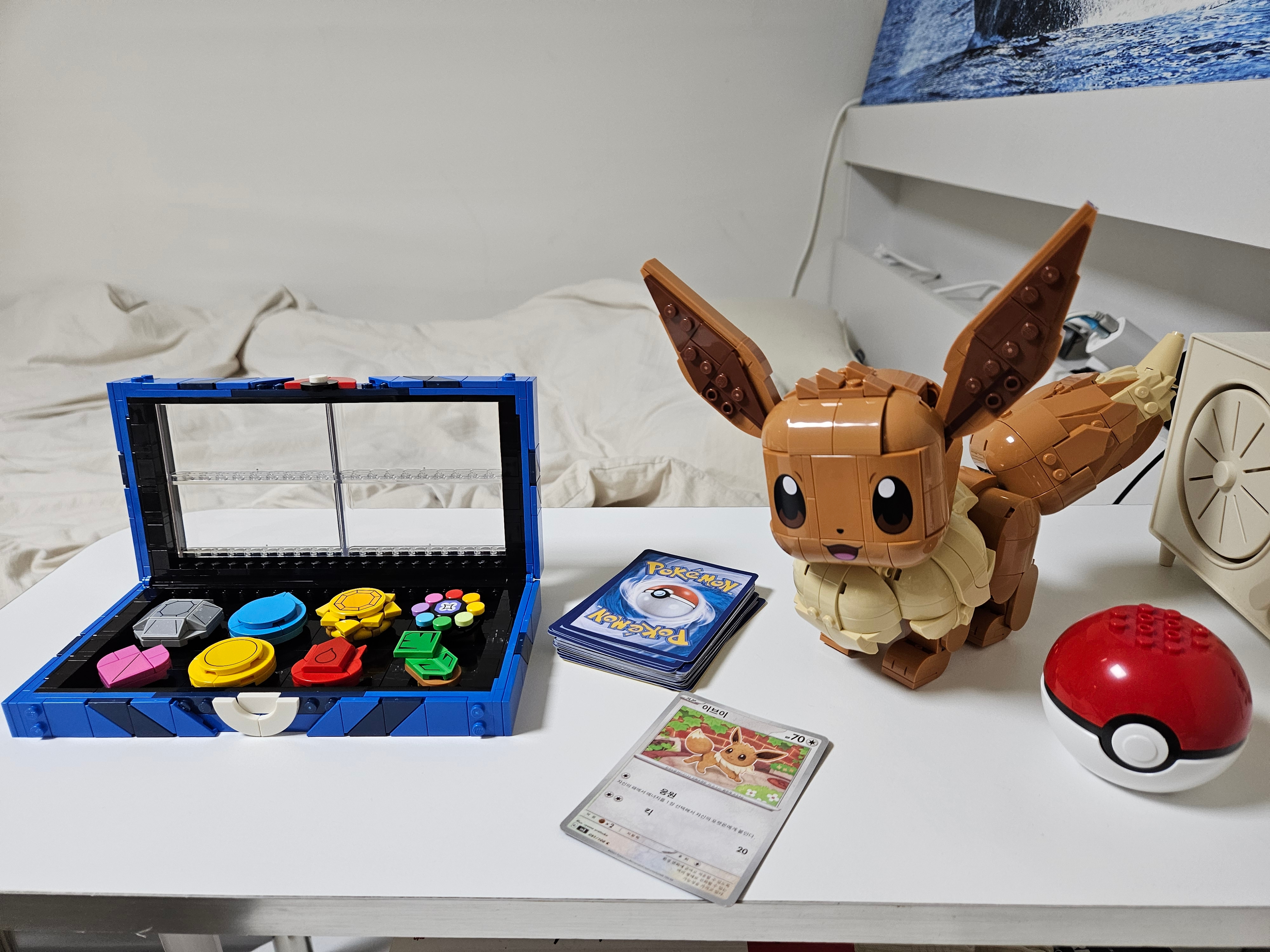Lego Pokemon Kanto Region Badge Collection, Lego Pokemon Eevee 착용 스타일