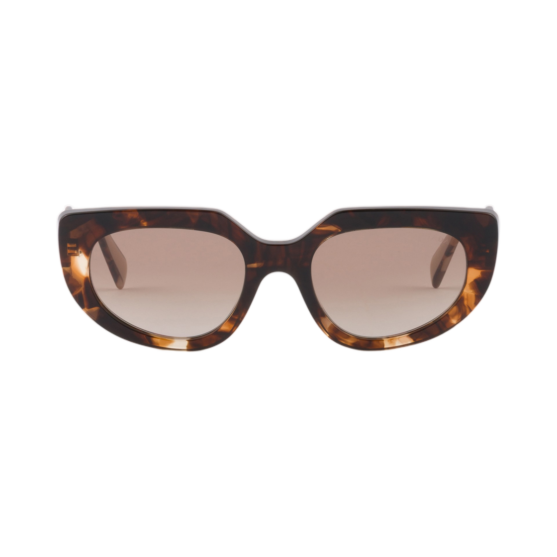 SPRD02-E00K-FE10S Prada Sunglasses with Prada Logo Coffee Brown Lenses