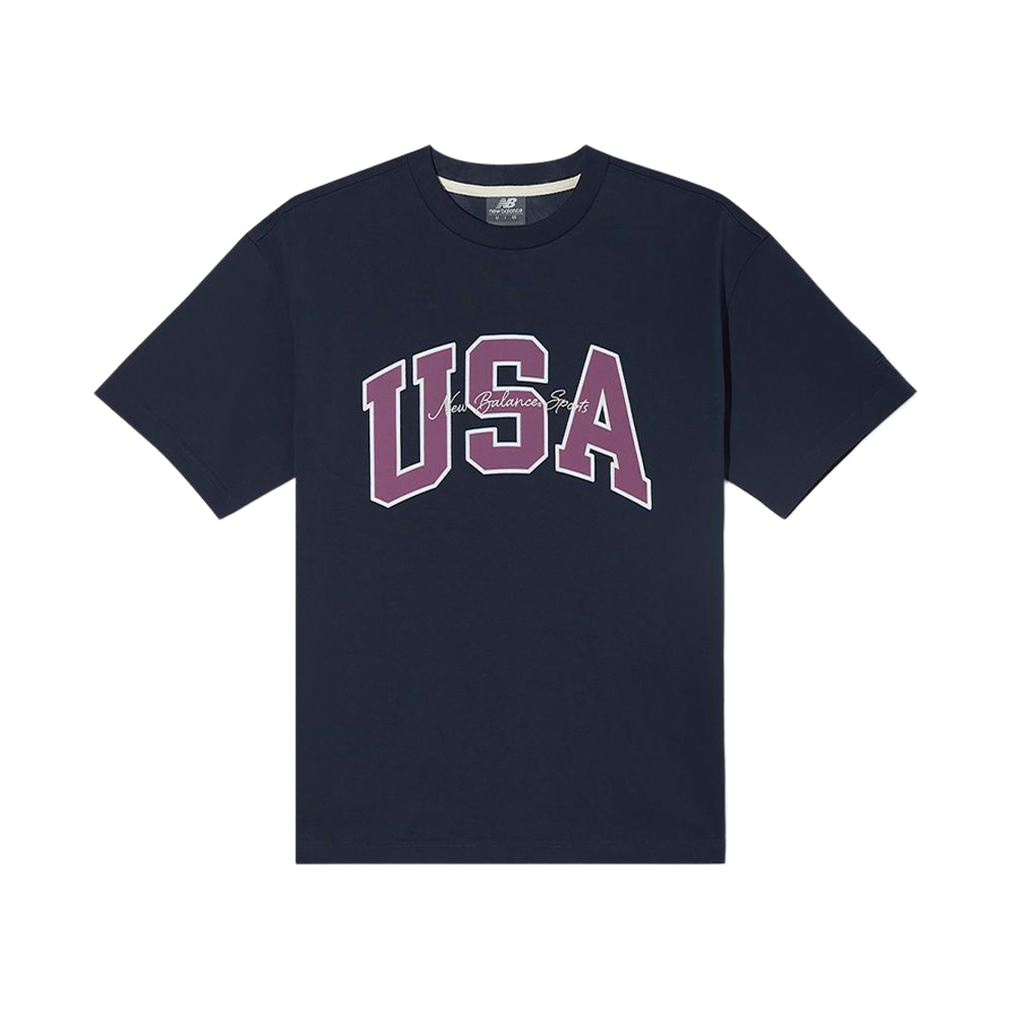 뉴발란스 USA 클래식 티셔츠 네이비(New Balance USA Classic T-Shirt Navy)