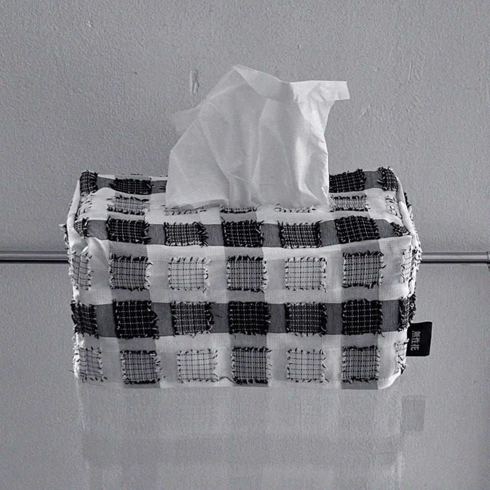무성화 beggar 체크 티슈케이스 휴지커버(MUSEONGHWA Beggar Check Tissue Case Tissue Cover) - 2