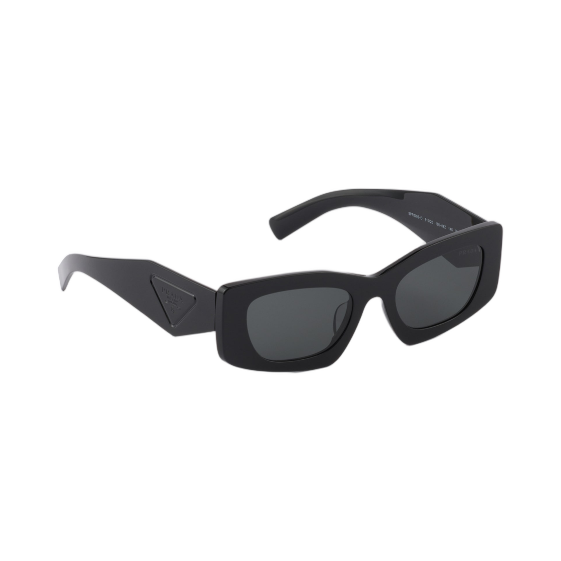프라다 선글라스 트라이앵글 로고 슬레이트 그레이 렌즈(Prada Sunglasses with Triangle Logo Slate Gray Lenses) - 2