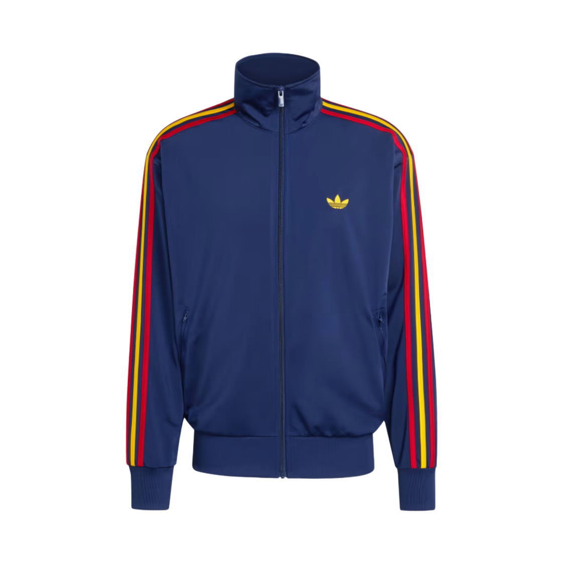 KD3847 Adidas Firebird Track Top Dark Blue Crew Yellow - KR Sizing