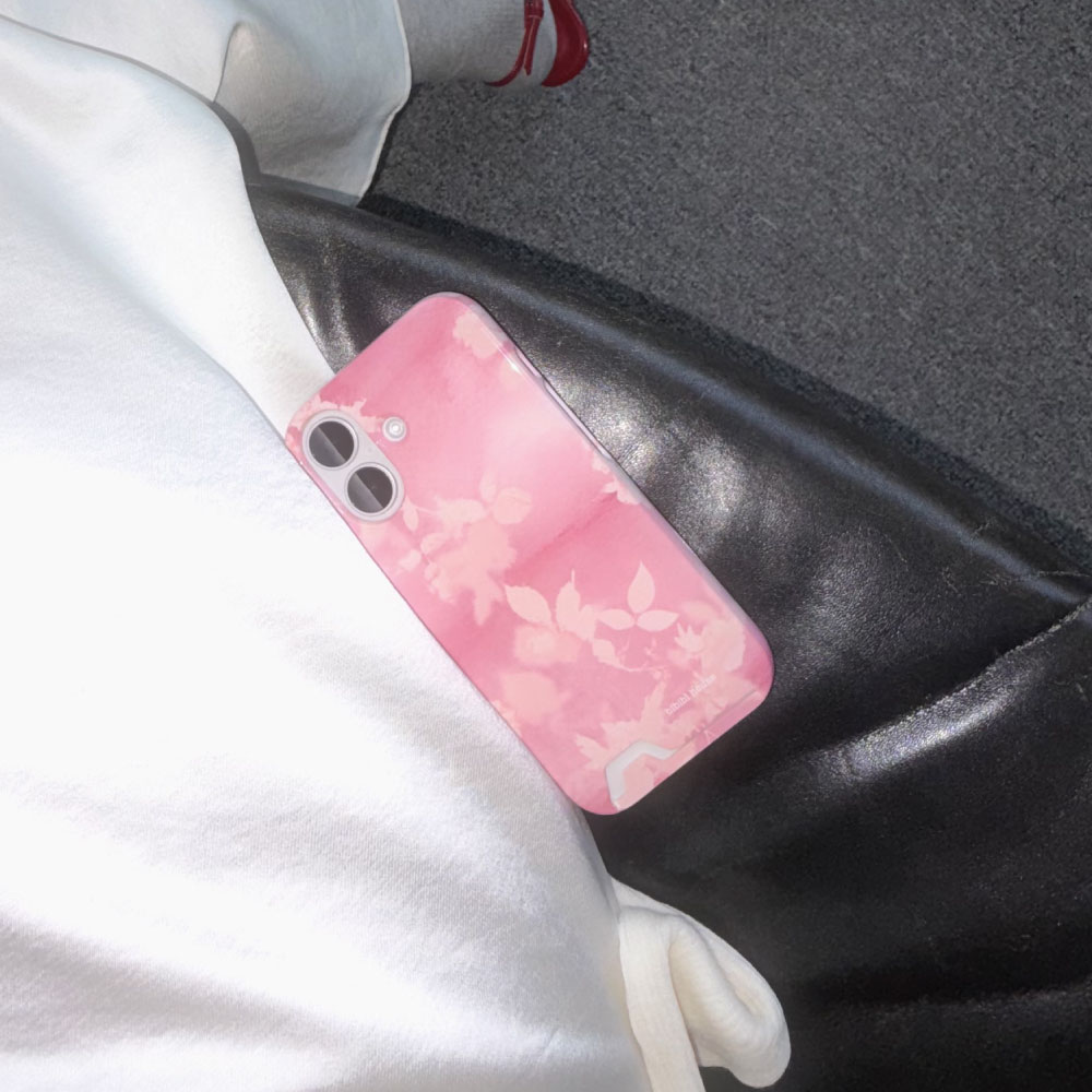 비비블 하우스 카드수납 핑크 플라워 폰케이스(BIBIBL HOUSE Card Slot Pink Flower Phone Case) - 2