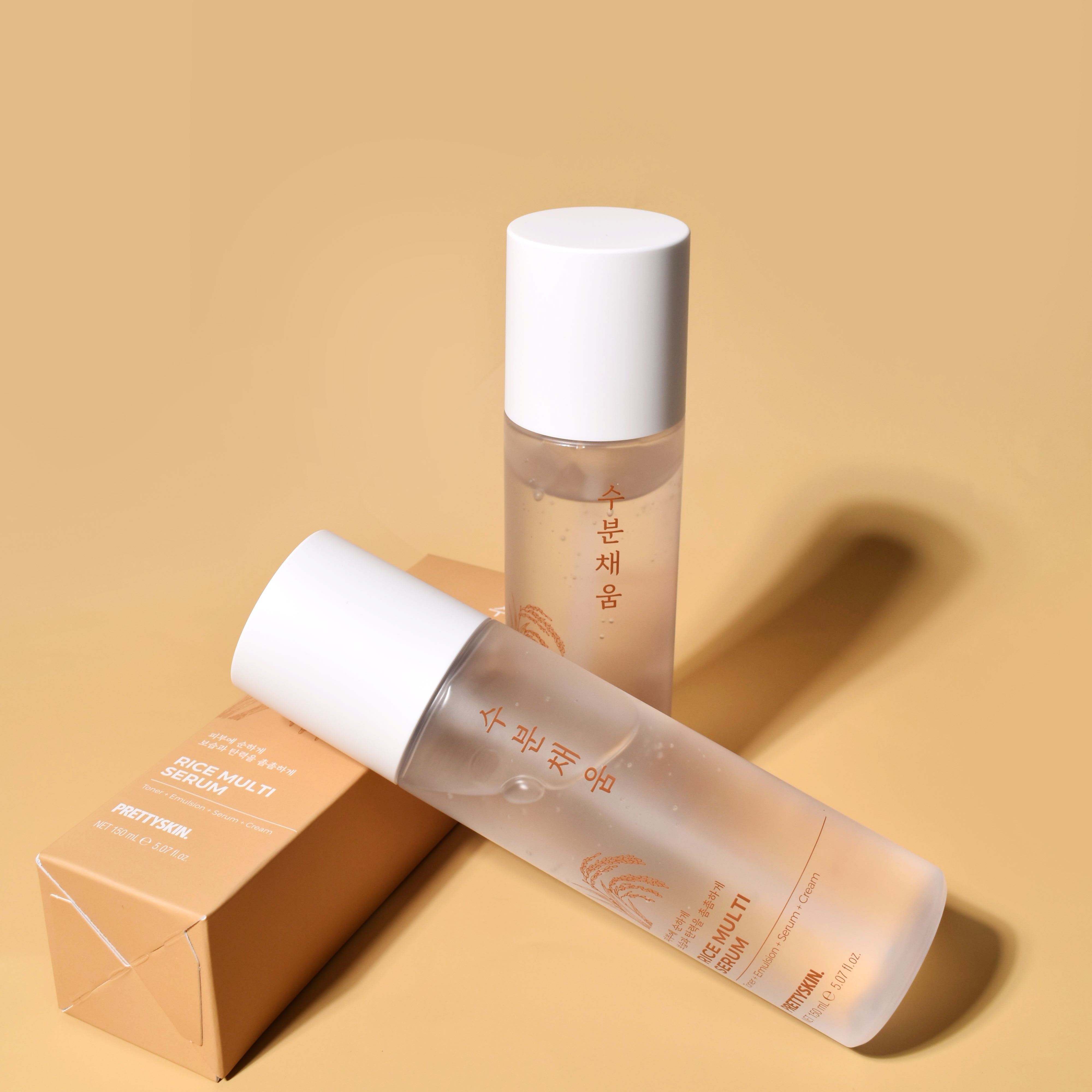 PRETTYSKIN RICE MULTI SERUM 착용 스타일 - 1
