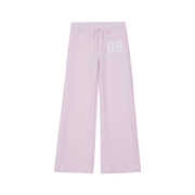 Rosefrantz Patchwork Bootcut Sweatpants [Pink]