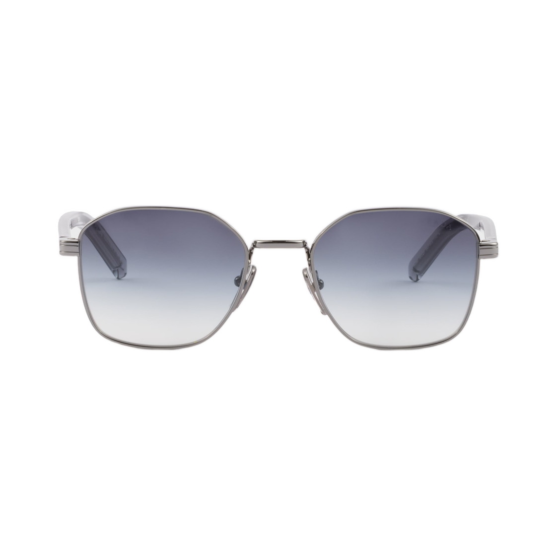 SPRC50-E5AV-FE90S Prada Sunglasses with The Iconic Metal Plaque Lenses Color Night