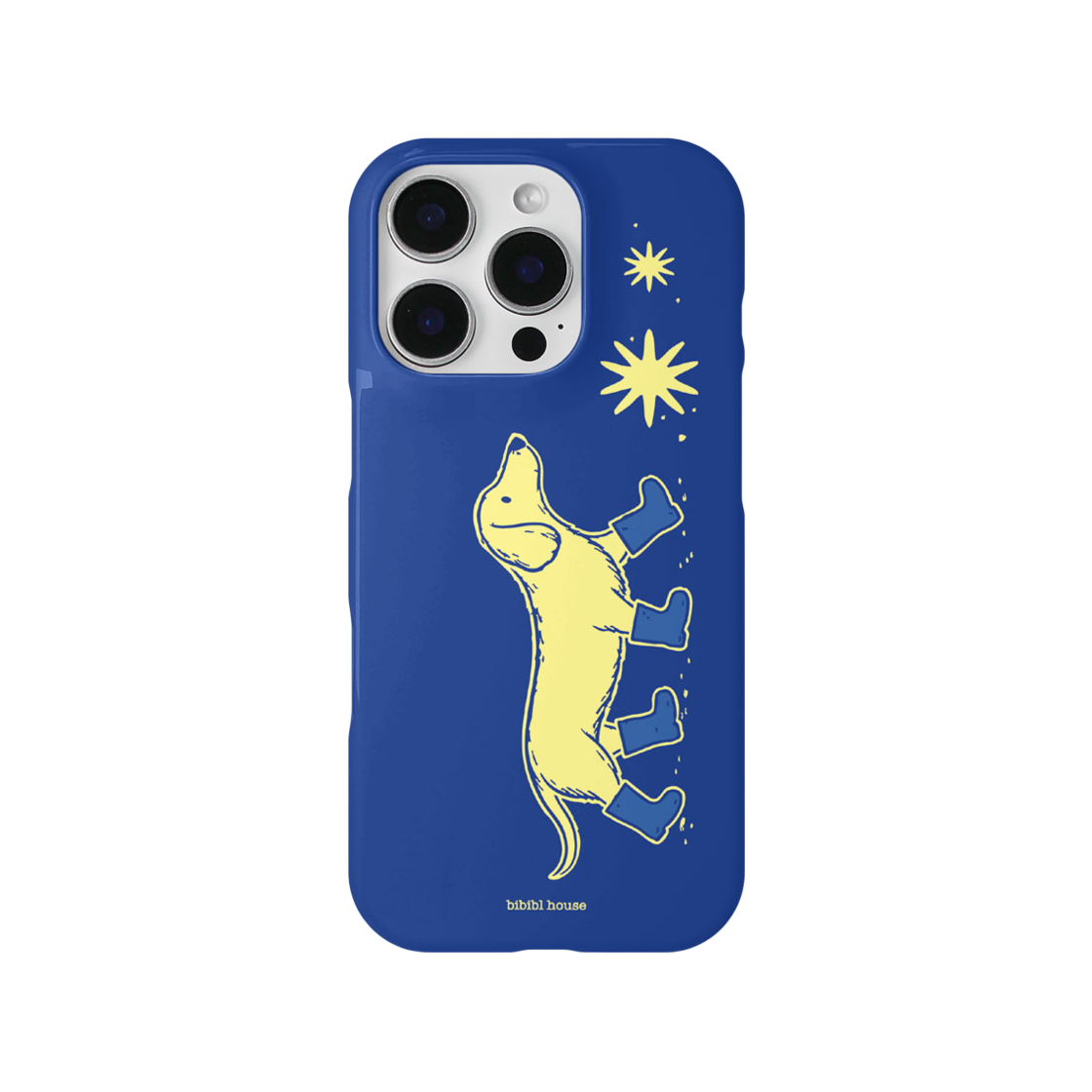 비비블 하우스 닥스훈트 폰케이스 블루(BIBIBL HOUSE Dachshund Phone Case blue)