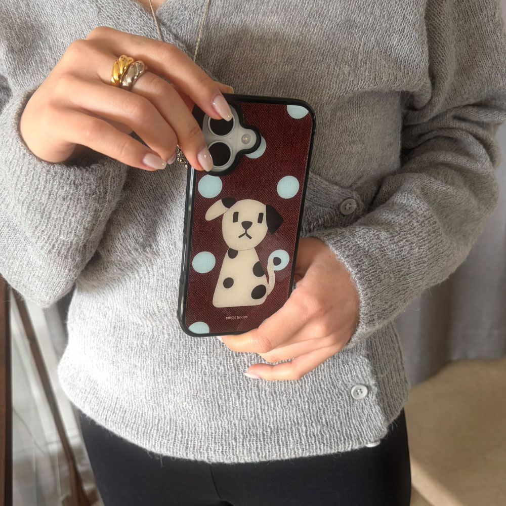 비비블 하우스 맥세이프 페이퍼 도그 폰케이스(BIBIBL HOUSE Magsafe Paper Dog Phone Case) - 4