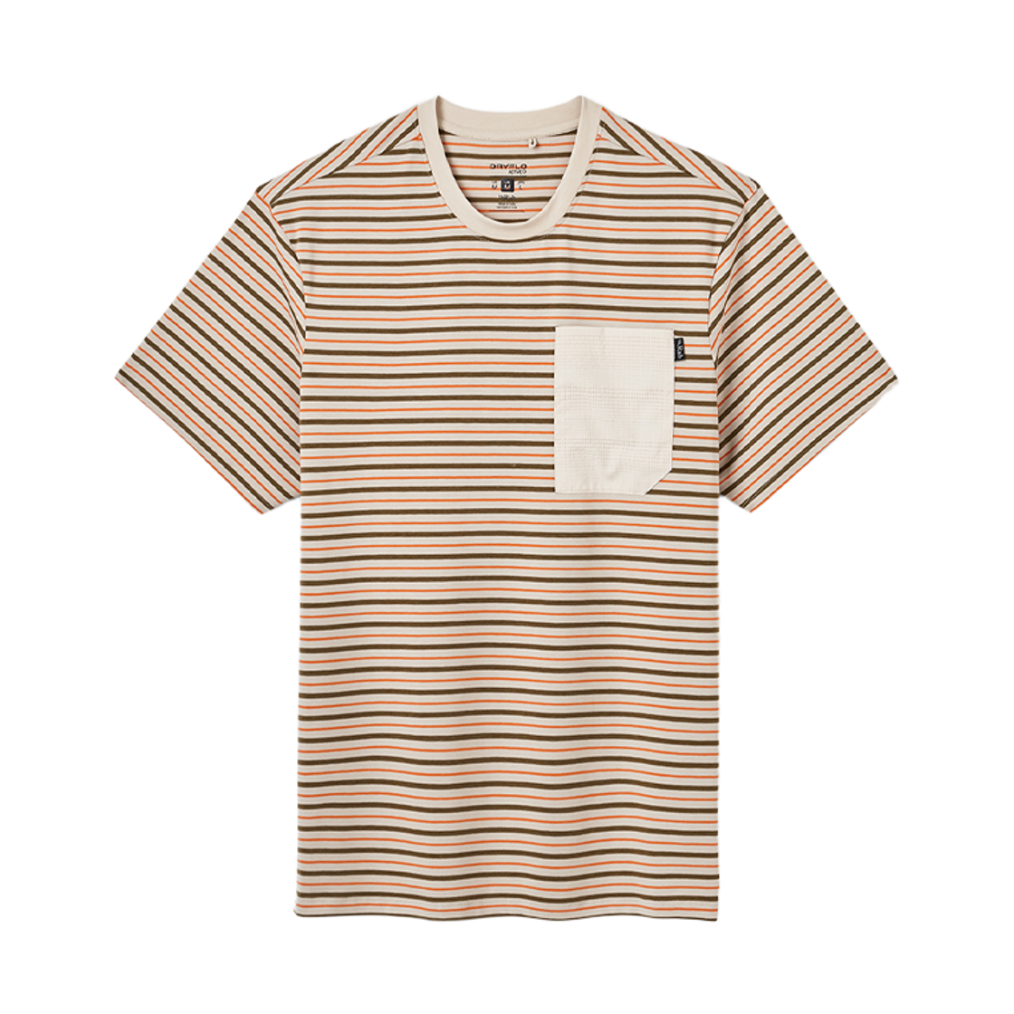 랩 리벨린 스트라이프 포켓 티 페블 스트라이프(Rab Rivelin Stripe Pocket Tee Pebble Stripe)