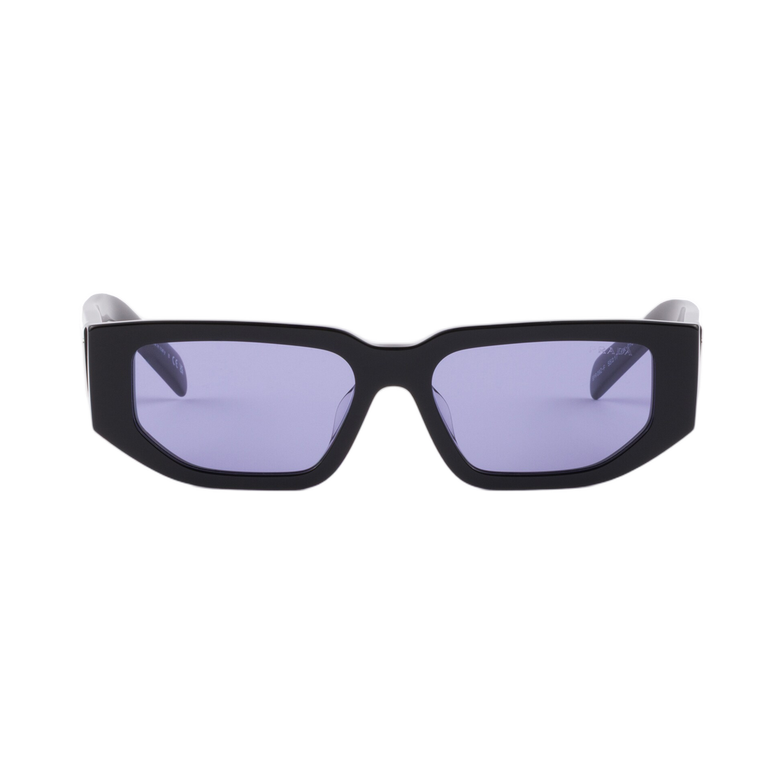 SPR09Z-E16K-FE01O Prada Sunglasses with Triangle Logo Purple Lenses
