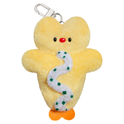ZZICONG STORE Handmade Fried Shrimp Cat Keyring
