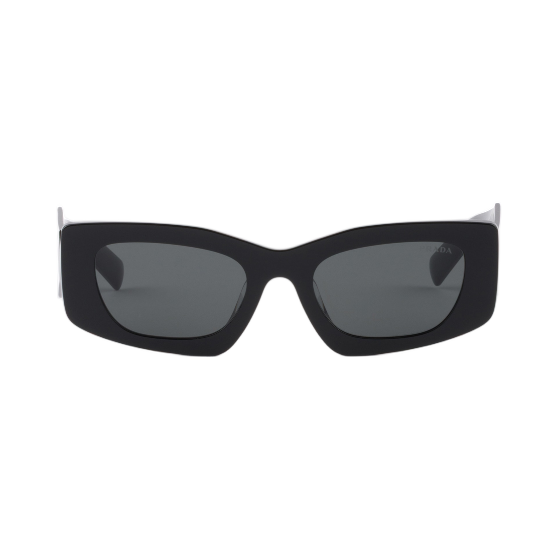프라다 선글라스 트라이앵글 로고 슬레이트 그레이 렌즈(Prada Sunglasses with Triangle Logo Slate Gray Lenses) - 1