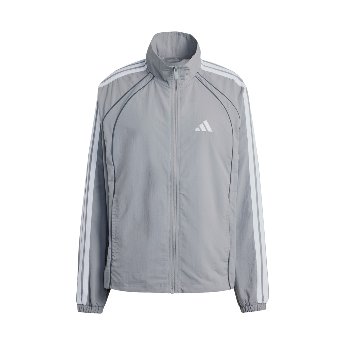 KB8937 (W) Adidas 3-Stripes Iconic Woven Track Top Charcoal Solid Grey - KR Sizing