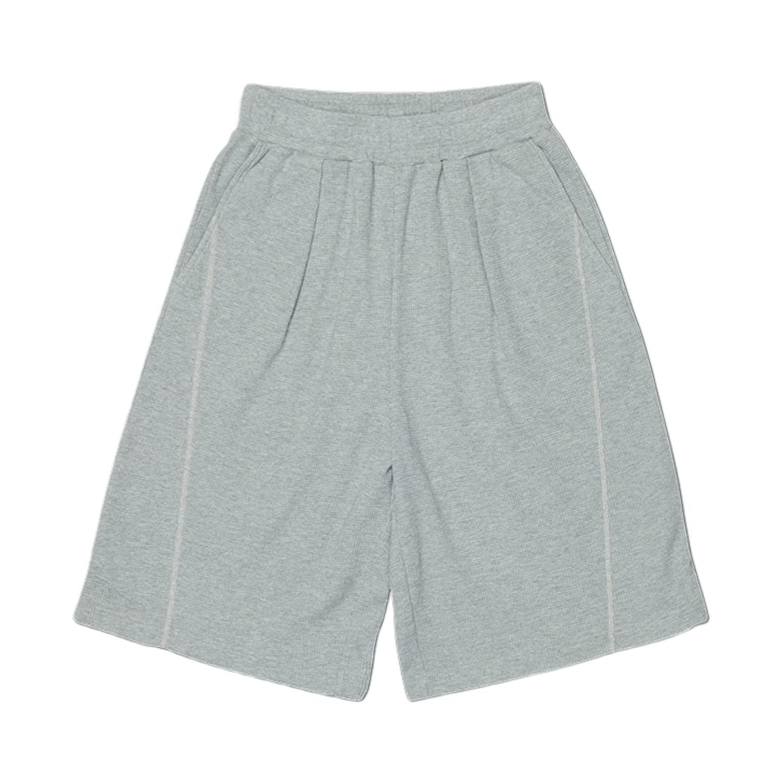 NMSS62SP09GRY NOMANUAL Light Waffle Shorts Gray