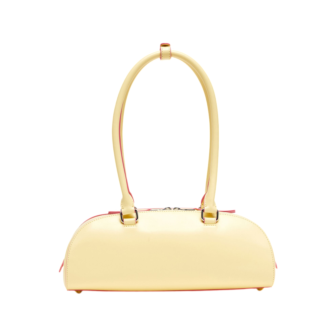 디젤 1DR 돔 이롱게이트 볼링백 레더 옐로우(Diesel 1DR Dome Elongated Bowling Bag In Leather Yellow) - 2