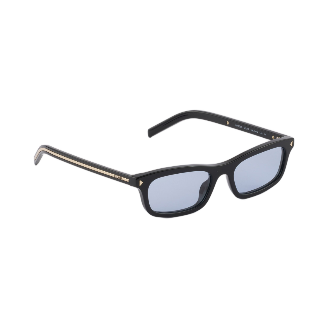 프라다 선글라스 아이코닉 메탈 플라크 크리스탈 울트라바이올렛 렌즈(Prada Sunglasses with The Iconic Metal Plaque Crystal Ultraviolet Lenses) - 2