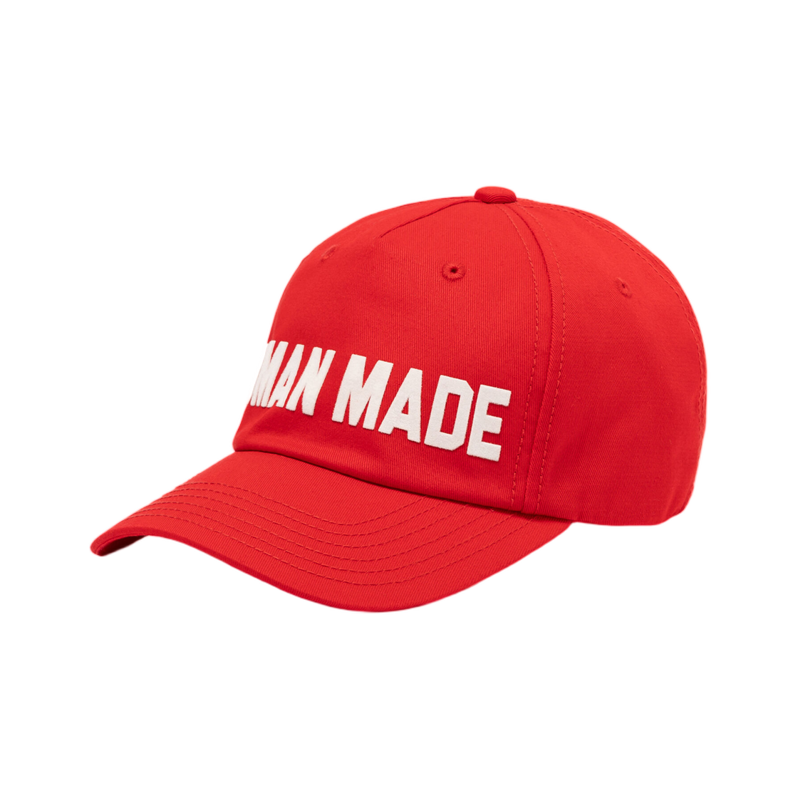 HM31GD020 Human Made 5 Panel Twill Cap Red