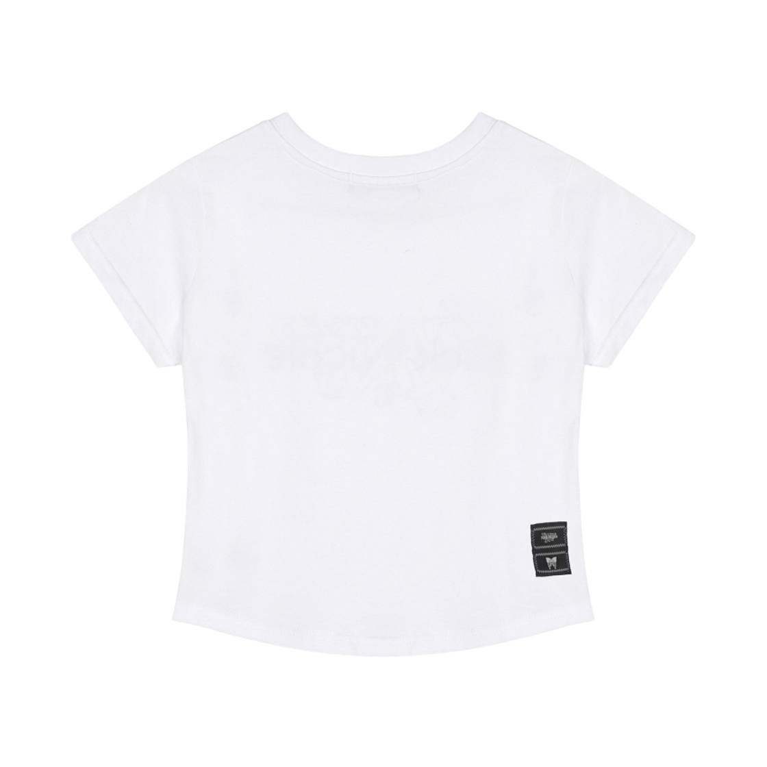 닉앤니콜 영거송 더블 로고 핀턱 슬림 탑 화이트 실버(NICK&NICOLE × YOUNGER SONG Double Logo Pintuck Slim Top White Silver) - 2