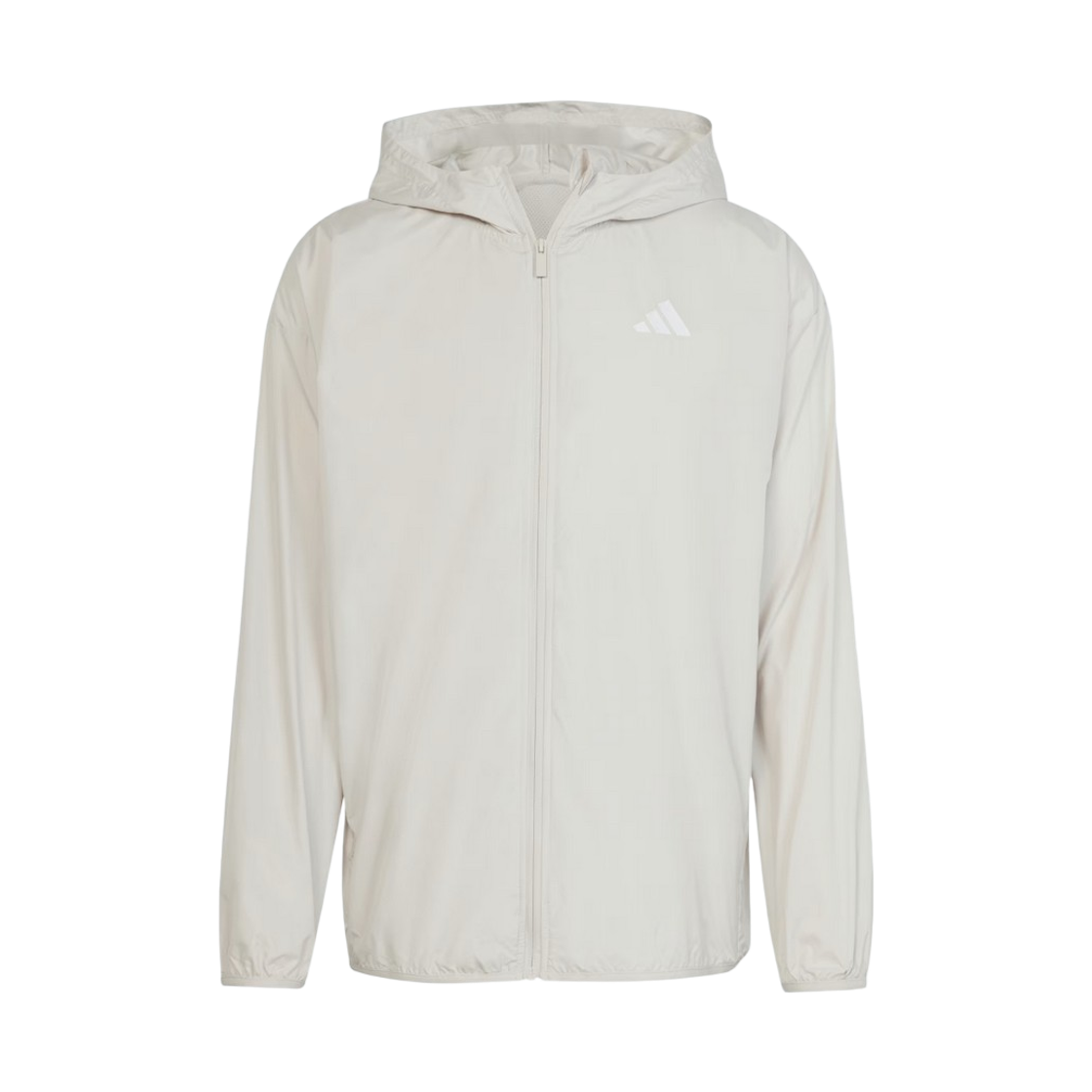 IM7849 Adidas Sportswear Essentials Big Logo Woven Windbreaker Beige White - KR Sizing