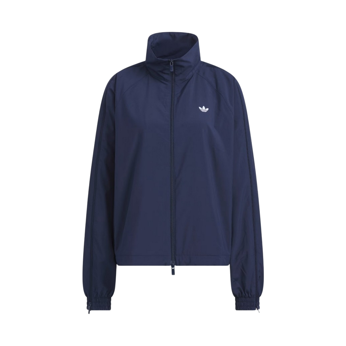 HZ0851 (W) Adidas Originals 3-Stripes Zip Track Top Night Indigo - KR Sizing