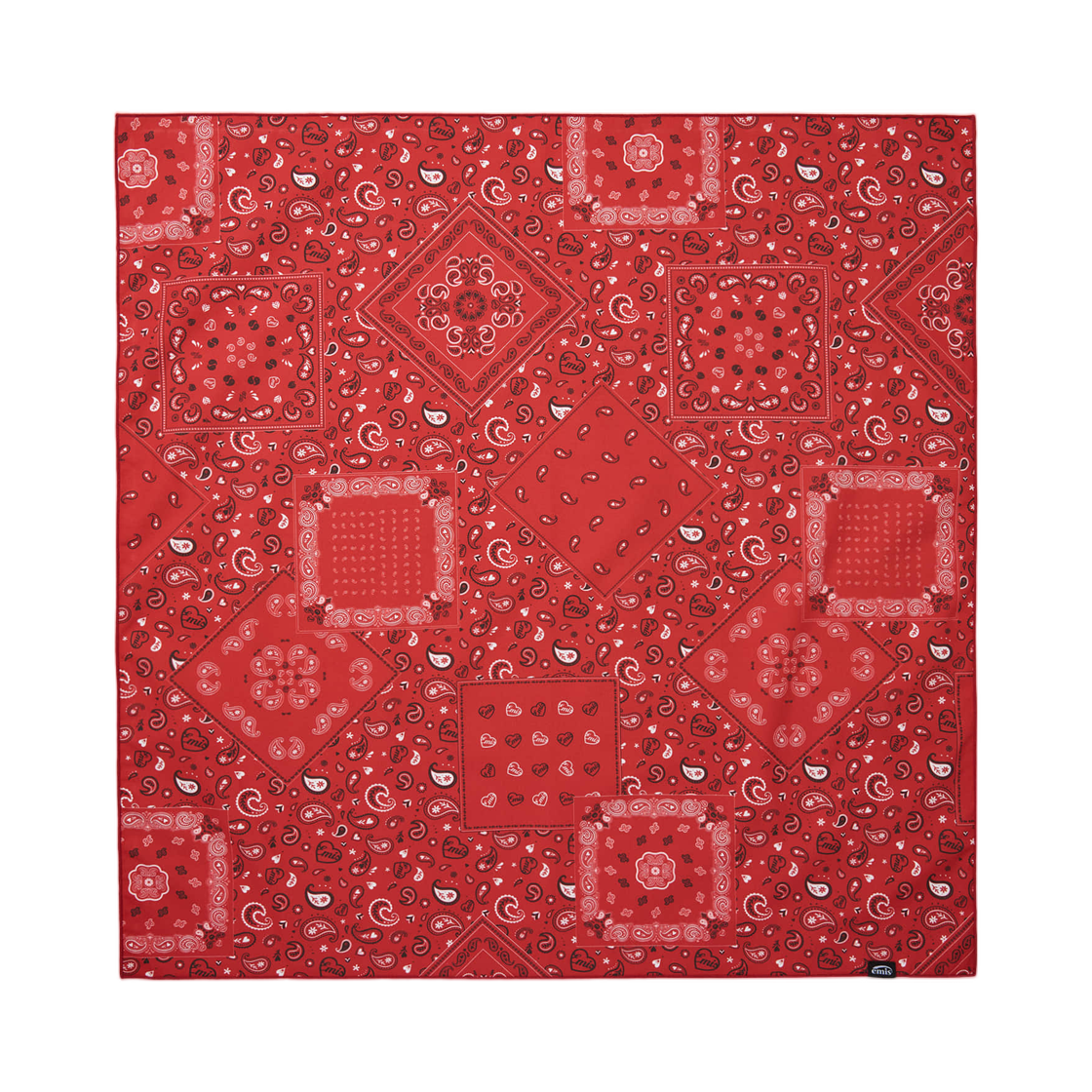 - Emis Paisley Scarf Red