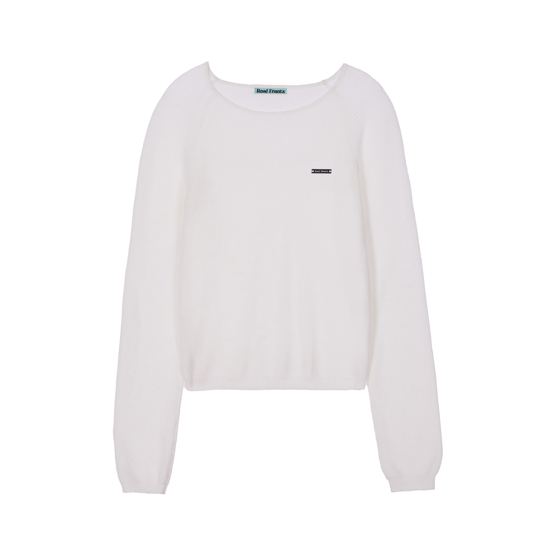RS26SKN102IVR Rosefrantz Boatneck Sheer Basic Knit [Ivory]