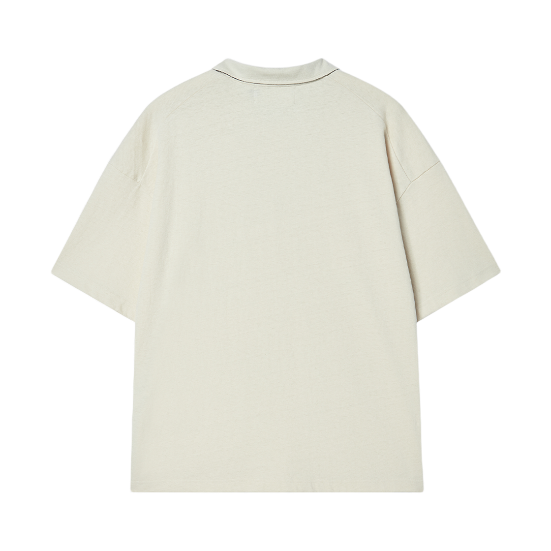 엔 아카이브 반다나 패치 디테일 피케 티셔츠 아이보리(N ARCHIVE Bandana Patch Detail Pk T Shirts Ivory) - 2