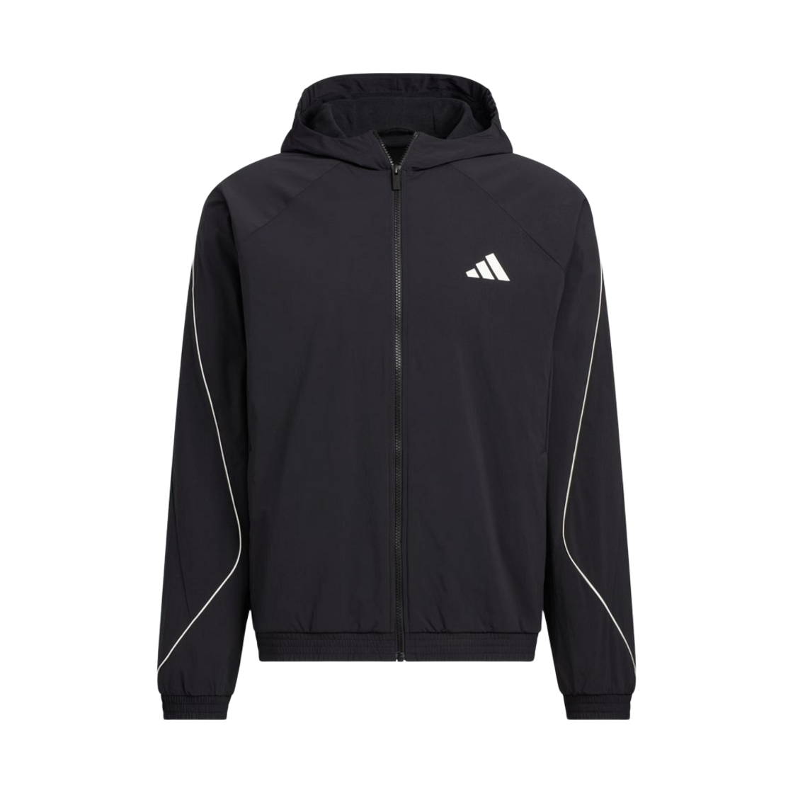 KB9136 Adidas Sportswear Stadium Winter Woven Jacket Black Off White - KR Sizing