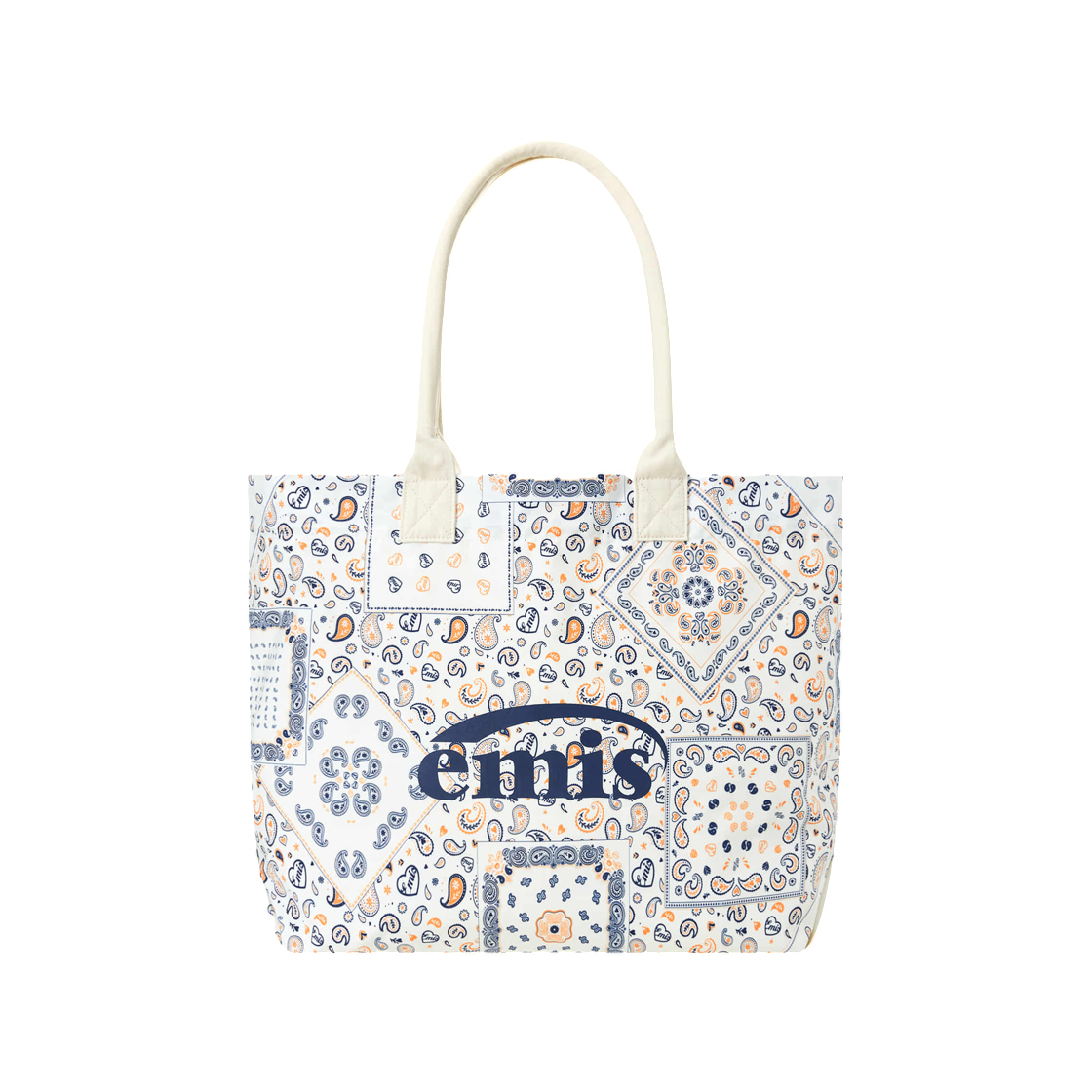 - Emis Paisley Shoulder Bag White