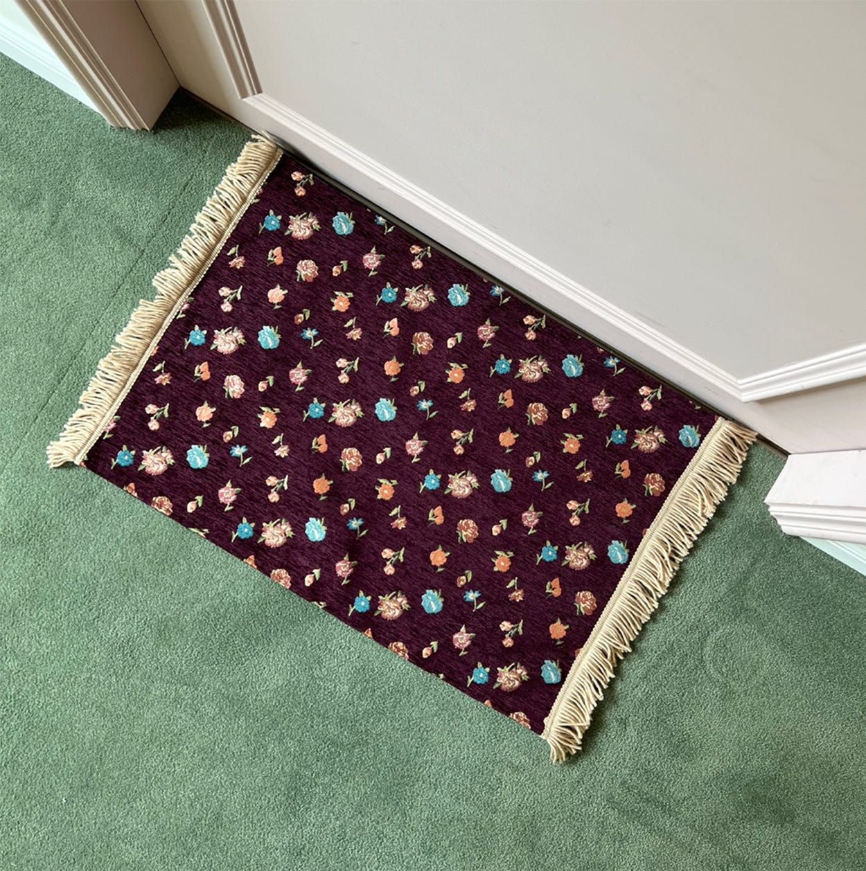 딥다운 로맨틱 빈티지 미끄럼 방지 발매트 45x65cm(MUSEONGHWA Deep-down vintage non-slip foot mat 45x65cm) - 5