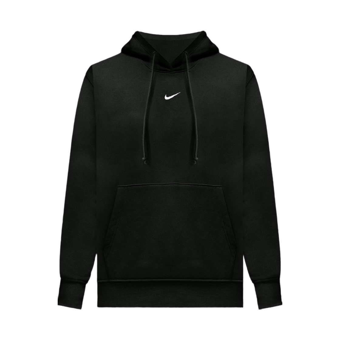 (W) 나이키 피닉스 플리스 오버사이즈 풀오버 베스킷볼 후드 블랙 화이트 - 아시아((W) Nike Phoenix Fleece Oversized Pullover Basketball Hoodie Black White - Asia) - 2
