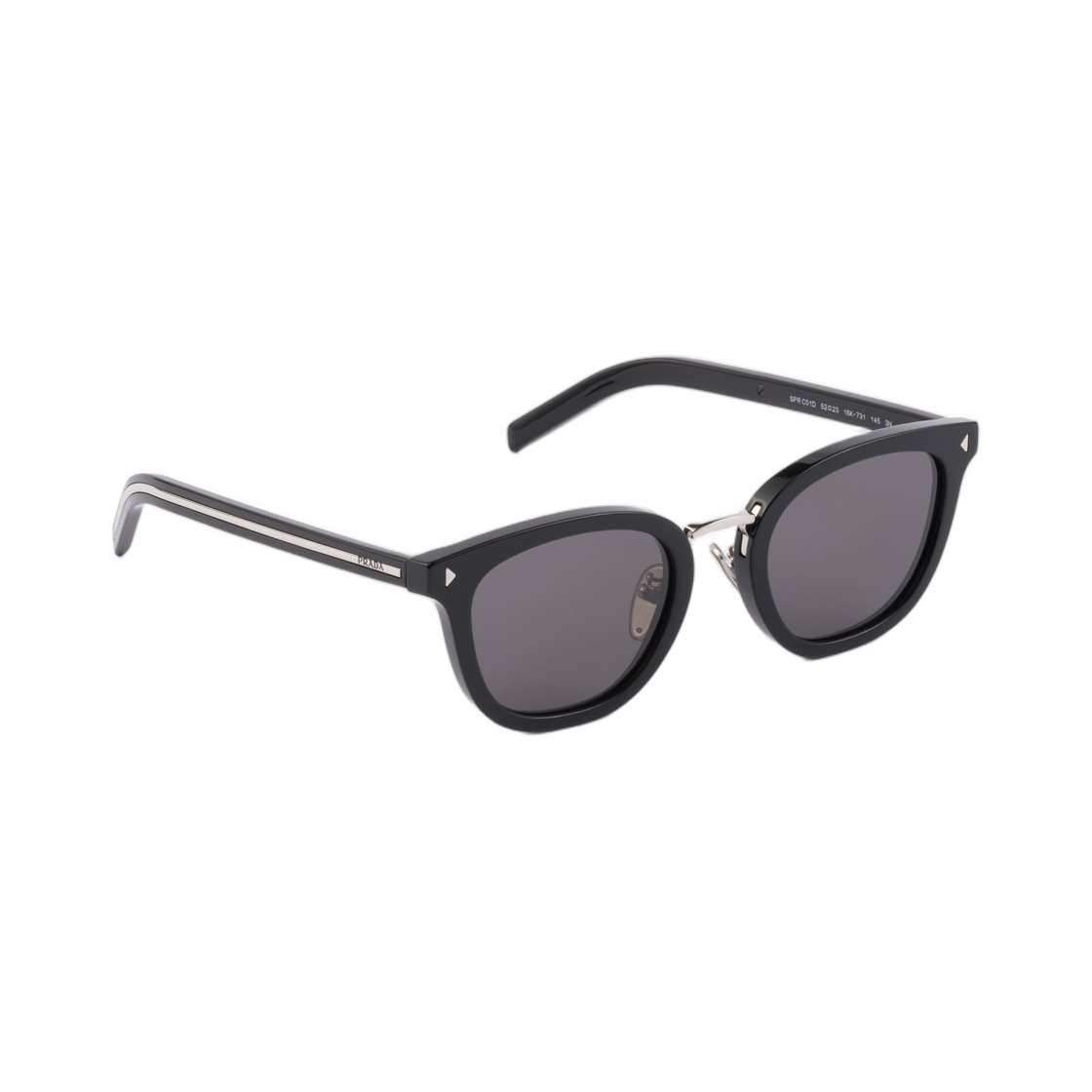 프라다 선글라스 아이코닉 메탈 플라크 렌즈 아데시아 크리스트(Prada Sunglasses with The Iconic Metal Plaque Lenses Ardesia Crist) - 2