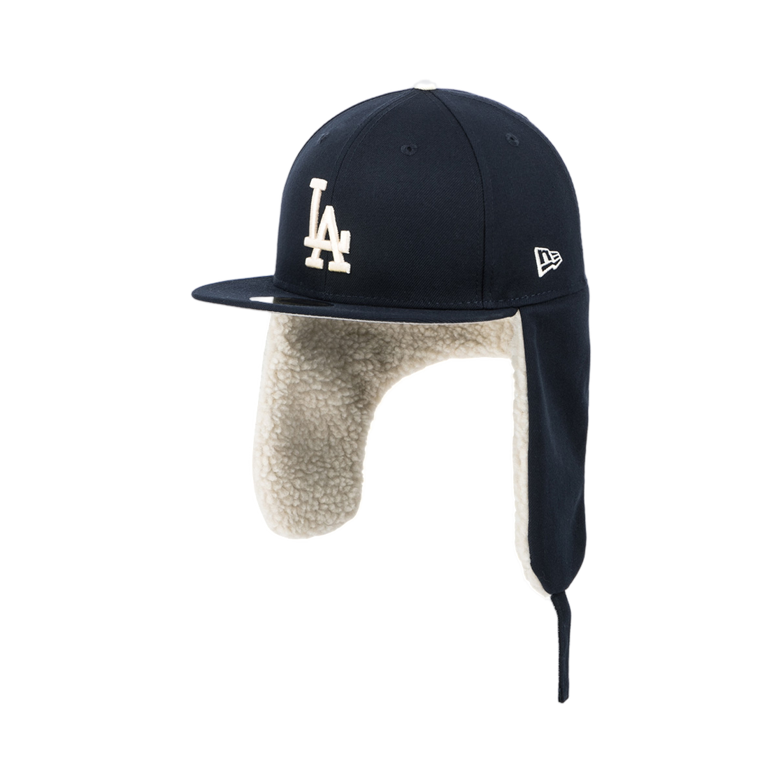 14737589 New Era MLB LA Dodgers Dog Ear Fitted Cap Night Shift Navy