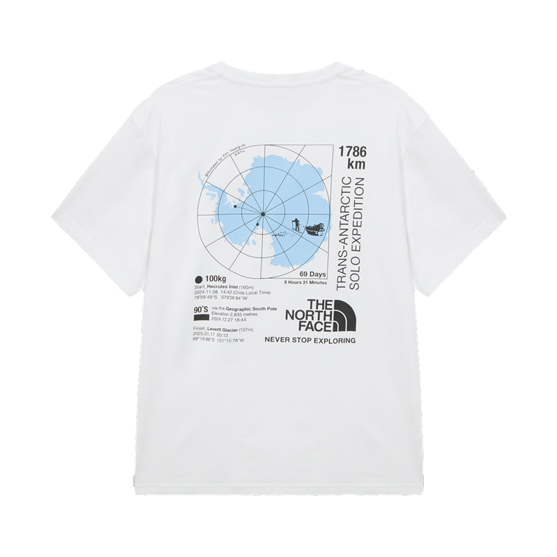 NT7US62B The North Face 69Days Expedtion S/S R/ T-Shirt 1 White - 26SS