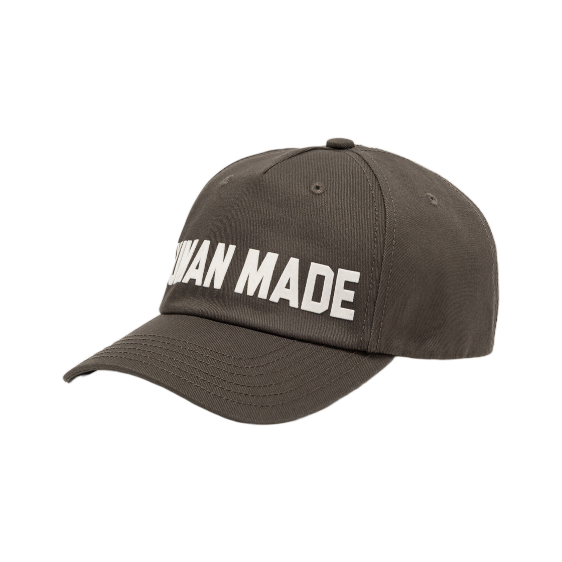 HM31GD020 Human Made 5 Panel Twill Cap Charcoal