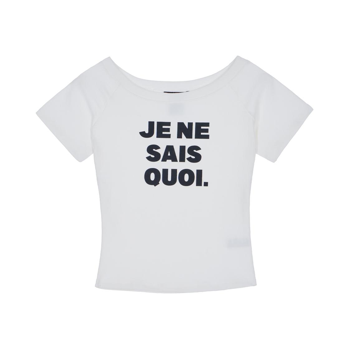 로제프란츠 미니멀 프렌치 레터링 티셔츠 화이트(Rosefrantz Minimal French Lettering T-shirt [White]) - 1
