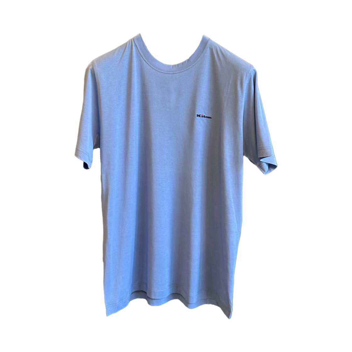키톤 스몰 로고 숏슬리브 티셔츠 스카이 블루(Kiton Small Logo Short Sleeve T-Shirt Sky Blue)