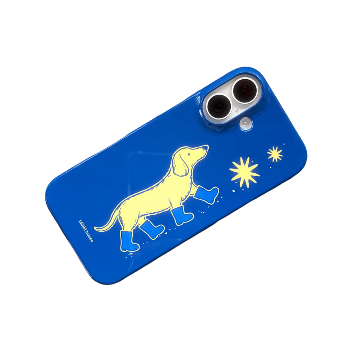 비비블 하우스 닥스훈트 폰케이스 블루(BIBIBL HOUSE Dachshund Phone Case blue) - 2