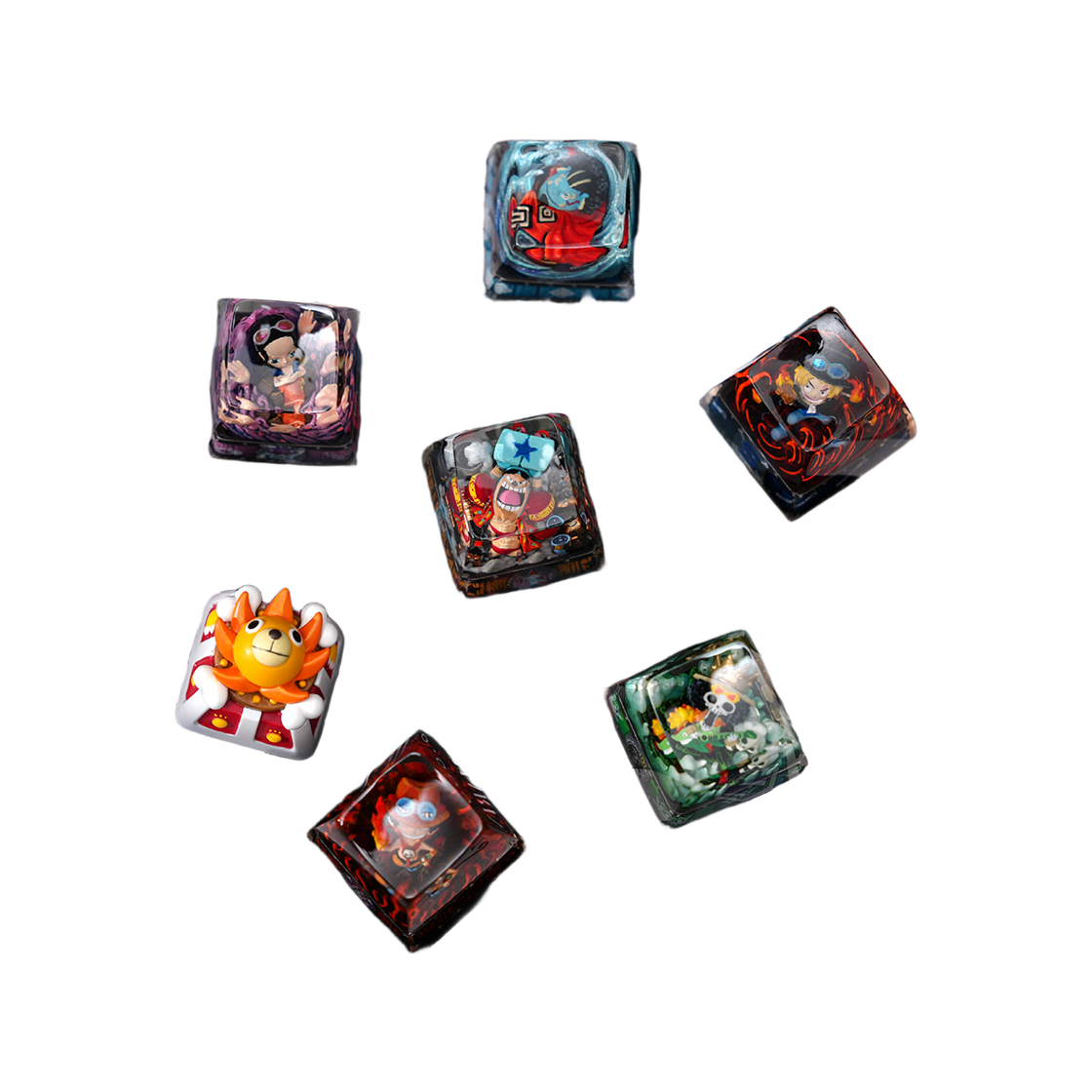 [10%쿠폰] 드워프팩토리 원피스 아티산 키캡 ver.2([10%쿠폰] Dwarf Factory One Piece Artisan Keycap Ver. 2)