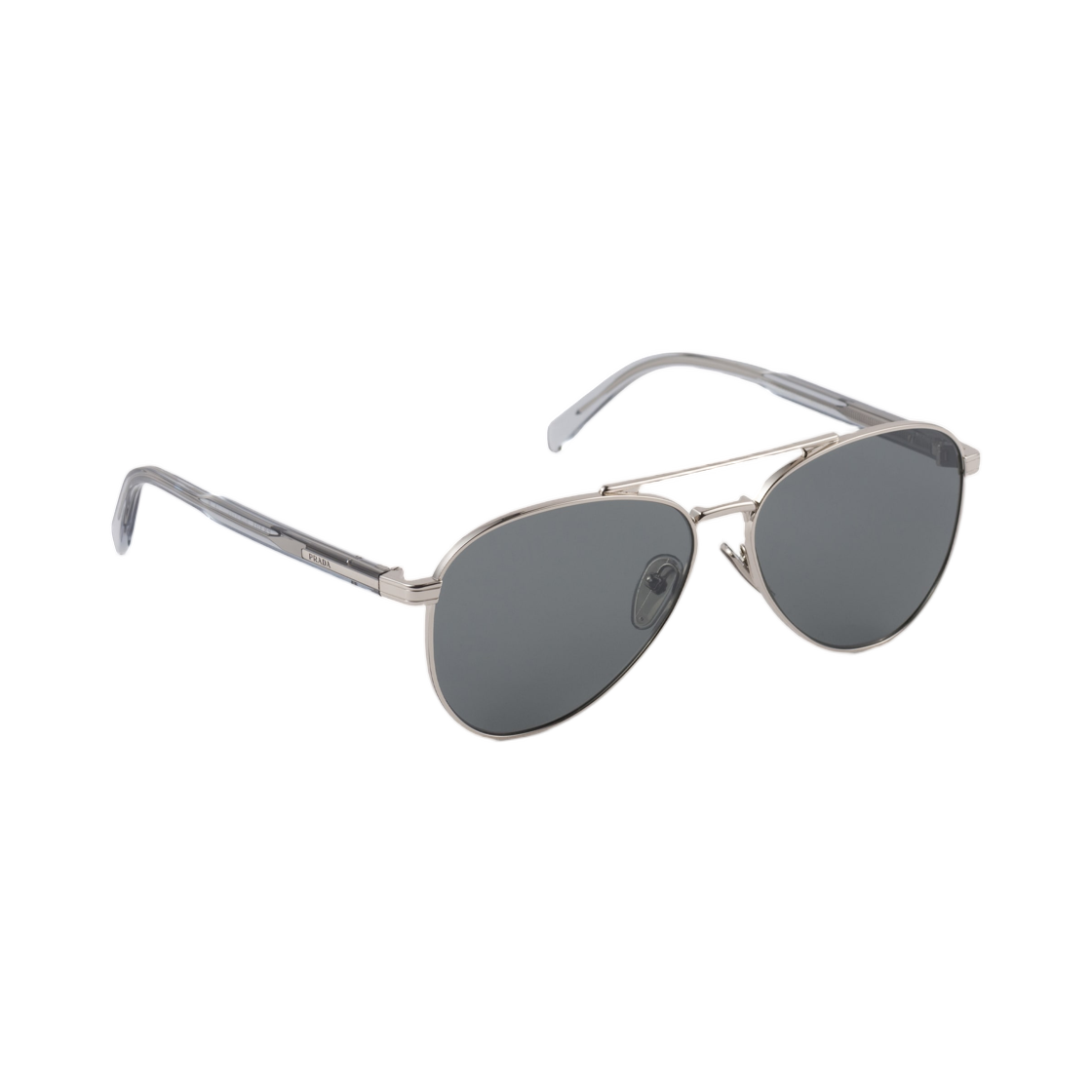 프라다 선글라스 프라다 로고 다크 그레이 렌즈(Prada Sunglasses with Prada Logo Dark Gray Lenses) - 2