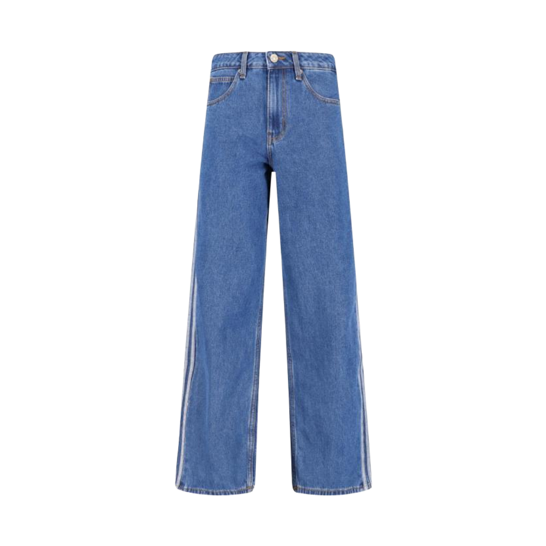 KD2935 (W) Adidas Firebird Track Denim Pants Blue - KR Sizing