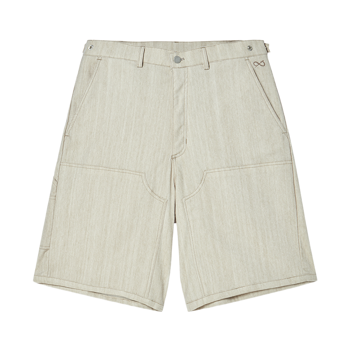 엔 아카이브 코팅 텍스처 디테일 카펜터 팬츠 베이지(N ARCHIVE Coating Texture Detail Carpenter Pants Beige)