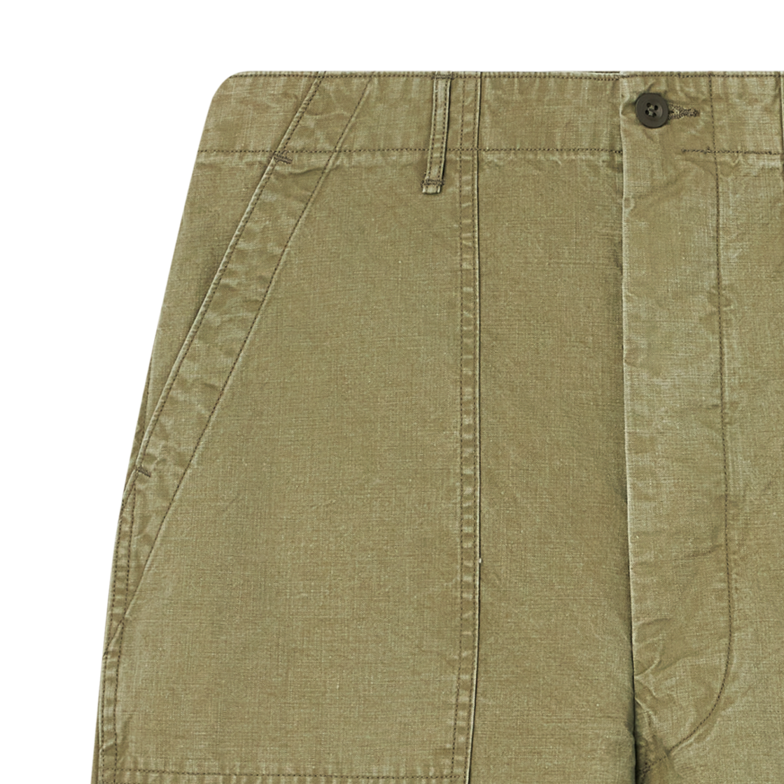 오어슬로우 썸머 퍼티그 쇼츠 그린 - 26SS(Orslow Summer Fatigue Shorts Green - 26SS) - 4