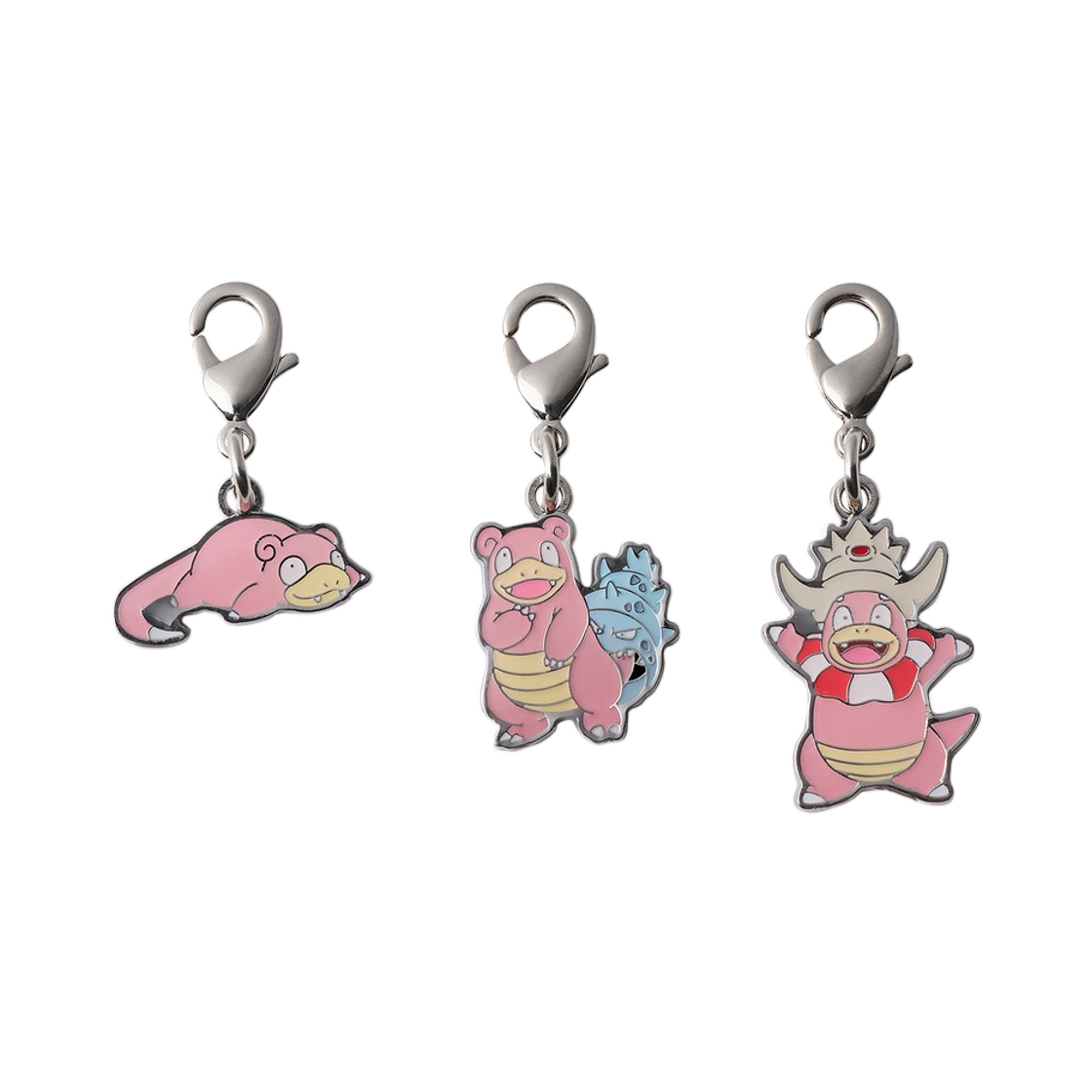 포켓몬센터 전국도감 메탈참 79 80 199 야돈 야도란 야도킹 (3개 세트)(Pokemon Center National Pokedex Metal Charm 79 80 199 Slowpoke Slowbro Slowking (Set of 3)) - 1